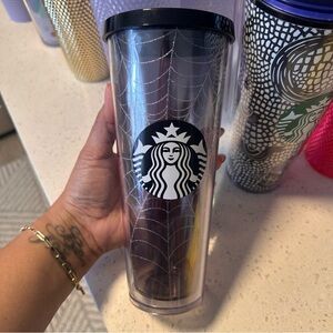 Starbucks Halloween Spider Web Tumbler